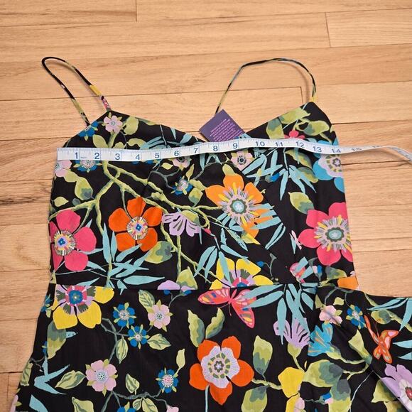 NWT J. Crew Liberty Pavilion Ruffle Floral Print Dress 4 - Picture 8 of 10